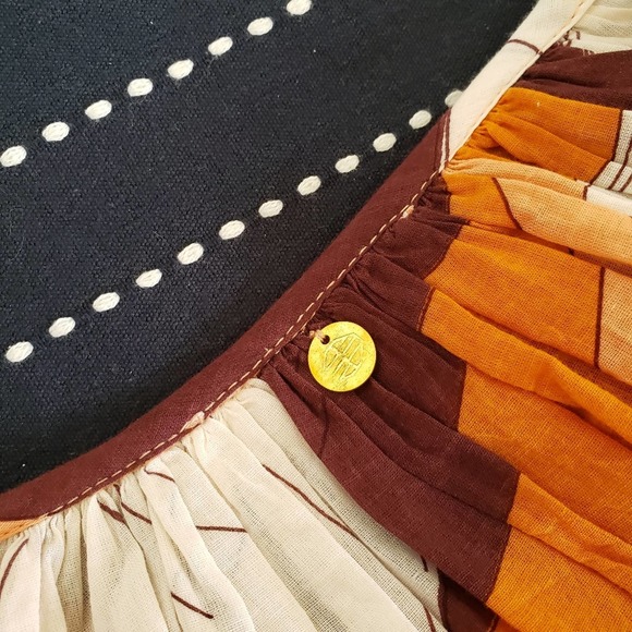 Antik Batik| Miami Floral Blouse Peach Size Small 38 - Picture 5 of 11